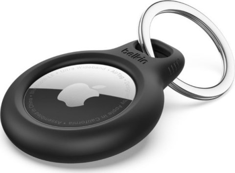 Holder breloczek do kluczy do Apple AirTag czarny Holder breloczek do kluczy do Apple AirTag czarny