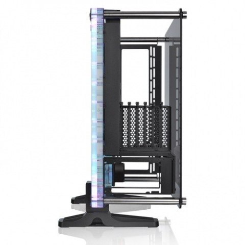 Obudowa - DistroCase 350P Black Tempered Glass