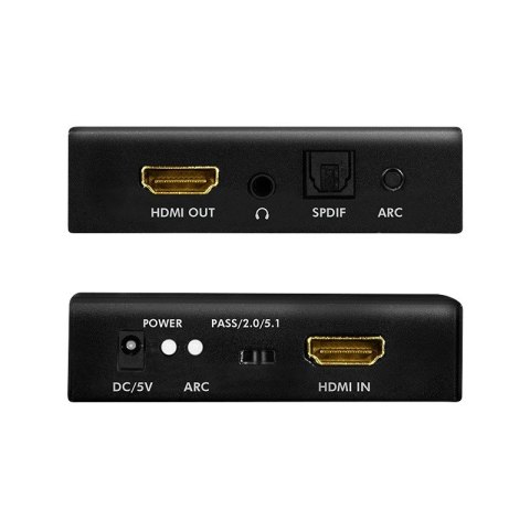 Rozdzielacz audio 2CH/ 5.1CH, 4K/60Hz Rozdzielacz audio 2CH/ 5.1CH, 4K/60Hz
