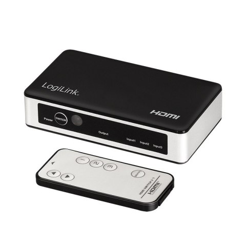 Switch 3x1 HDMI, 4K 30Hz, z pilotem Switch 3x1 HDMI, 4K 30Hz, z pilotem