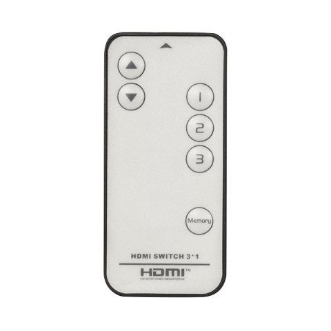 Switch 3x1 HDMI, 4K 30Hz, z pilotem Switch 3x1 HDMI, 4K 30Hz, z pilotem