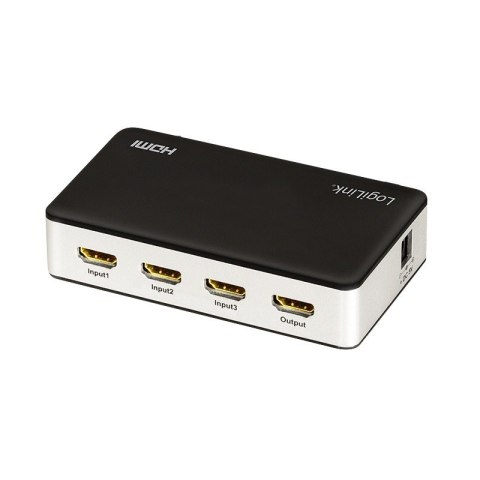Switch 3x1 HDMI, 4K 60Hz, z pilotem Switch 3x1 HDMI, 4K 60Hz, z pilotem