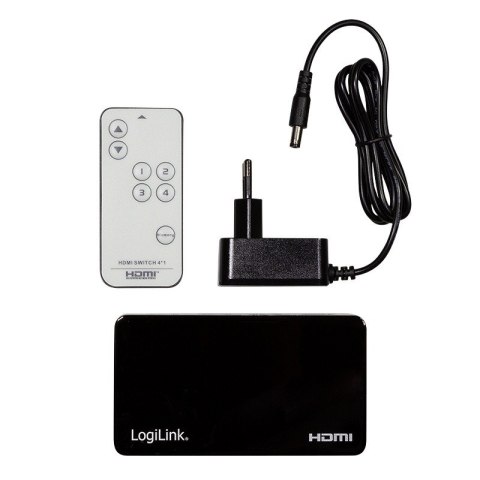Switch 4x1 HDMI, 4K 60Hz, z pilotem Switch 4x1 HDMI, 4K 60Hz, z pilotem