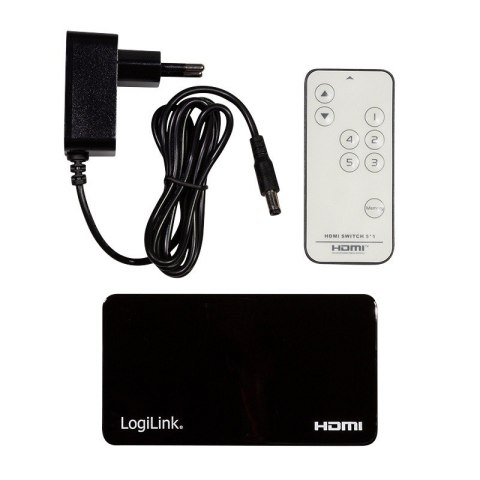 Switch 5x1 HDMI, 4K 60Hz, z pilotem Switch 5x1 HDMI, 4K 60Hz, z pilotem
