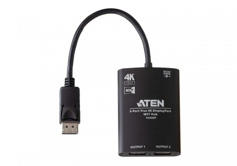 Wzmacniacz 2-port True 4k DP MST Hub VS92DP Wzmacniacz 2-port True 4k DP MST Hub VS92DP