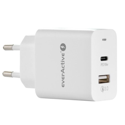Ładowarka sieciowa USB QC3.0, 18W, szybkie ładowanie Ładowarka sieciowa USB QC3.0, 18W, szybkie ładowanie