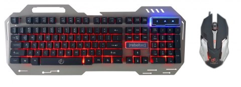 Zestaw dla graczy klawiatura+mysz Rebeltec INTERCEPTOR 2 Zestaw dla graczy klawiatura+mysz Rebeltec INTERCEPTOR 2