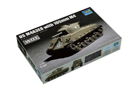 Model plastikowy Czołg US M4A3E8 + 105mm M4 Model plastikowy Czołg US M4A3E8 + 105mm M4