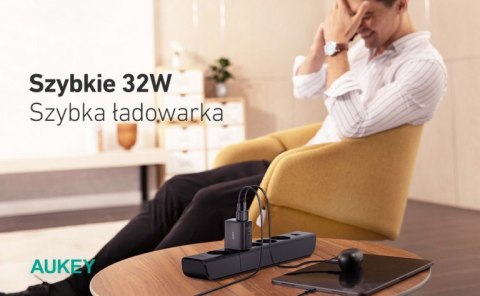 PA-F3S ładowarka sieciowa 2xUSB Power Delivery (1xUSB A + 1xUSB C) 32W 4.8A PA-F3S ładowarka sieciowa 2xUSB Power Delivery (1xUSB A + 1xUSB C) 32W 4.8A