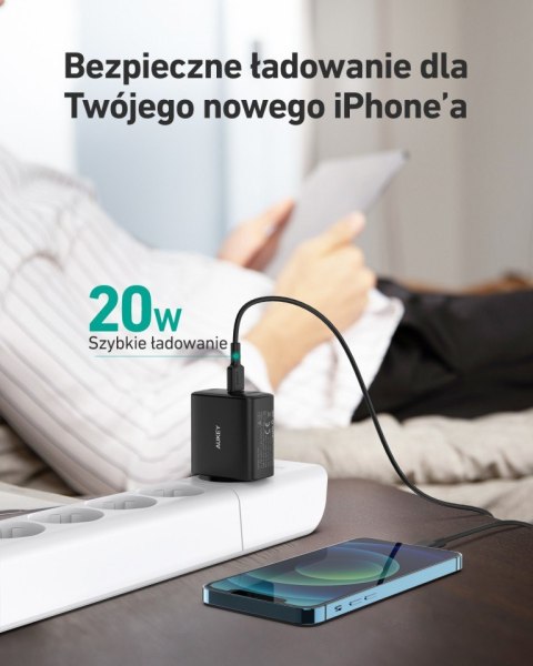 PA-F3S ładowarka sieciowa 2xUSB Power Delivery (1xUSB A + 1xUSB C) 32W 4.8A PA-F3S ładowarka sieciowa 2xUSB Power Delivery (1xUSB A + 1xUSB C) 32W 4.8A