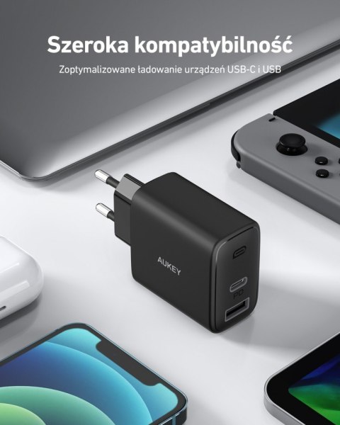 PA-F3S ładowarka sieciowa 2xUSB Power Delivery (1xUSB A + 1xUSB C) 32W 4.8A PA-F3S ładowarka sieciowa 2xUSB Power Delivery (1xUSB A + 1xUSB C) 32W 4.8A