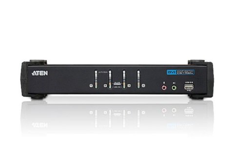 Przełącznik 4-Port USB DVI/Audio KVMP Switch CS1764-AT-G Przełącznik 4-Port USB DVI/Audio KVMP Switch CS1764-AT-G