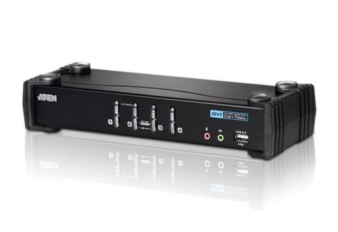 Przełącznik 4-Port USB DVI/Audio KVMP Switch CS1764-AT-G Przełącznik 4-Port USB DVI/Audio KVMP Switch CS1764-AT-G