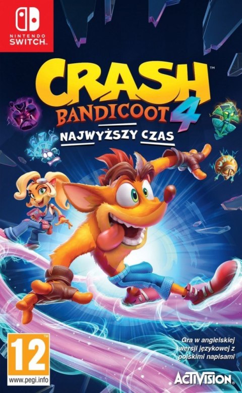 Gra Nintendo Switch Crash Bandicoot 4 Najwyższy Czas Gra Nintendo Switch Crash Bandicoot 4 Najwyższy Czas