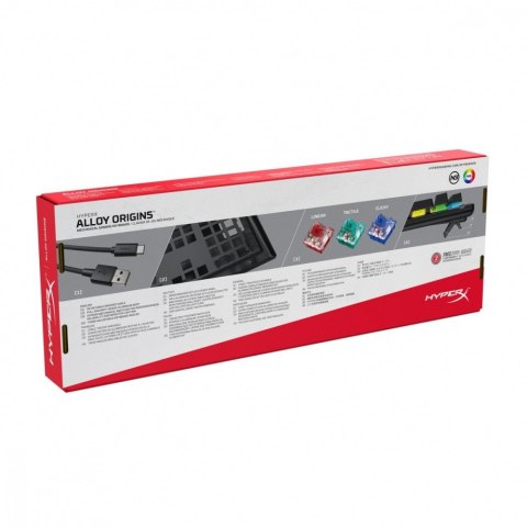Klawiatura Alloy Origins czerwony przełącznik Klawiatura Alloy Origins czerwony przełącznik