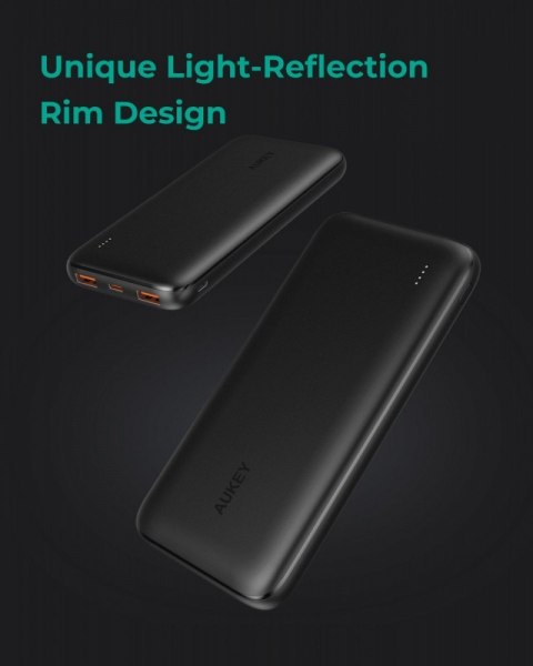 PB-N73S Power Bank 10000 mAh 4xUSB Quick Charge 3.0 Power Delivery 3.0 20W LED kabel USB-C