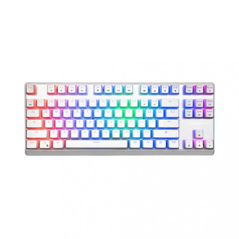 Przewodowa klawiatura mechaniczna RGB PUDDING EDITION biała Przewodowa klawiatura mechaniczna RGB PUDDING EDITION biała
