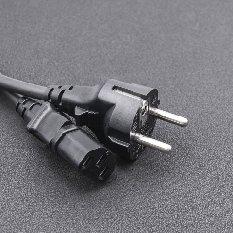 Kabel zasilajcy SCHUKO/C13 | 2.5m Kabel zasilajcy SCHUKO/C13 | 2.5m