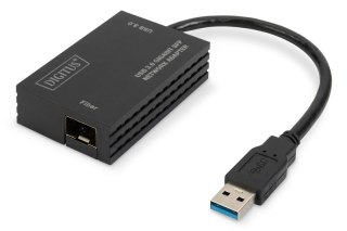 Karta sieciowa przewodowa USB 3.0 A do RJ45 Gigabit SFP Ethernet 1 Gbps Fiber Chipset RTL8153