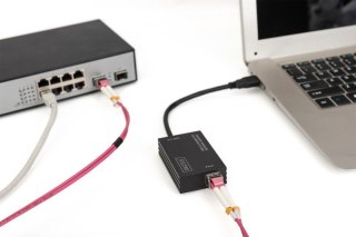 Karta sieciowa przewodowa USB 3.0 A do RJ45 Gigabit SFP Ethernet 1 Gbps Fiber Chipset RTL8153
