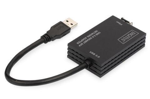 Karta sieciowa przewodowa USB 3.0 A do RJ45 Gigabit SFP Ethernet 1 Gbps Fiber Chipset RTL8153