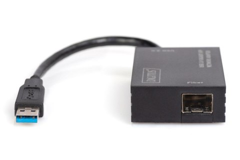 Karta sieciowa przewodowa USB 3.0 A do RJ45 Gigabit SFP Ethernet 1 Gbps Fiber Chipset RTL8153