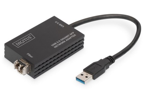 Karta sieciowa przewodowa USB 3.0 A do RJ45 Gigabit SFP Ethernet 1 Gbps Fiber Chipset RTL8153