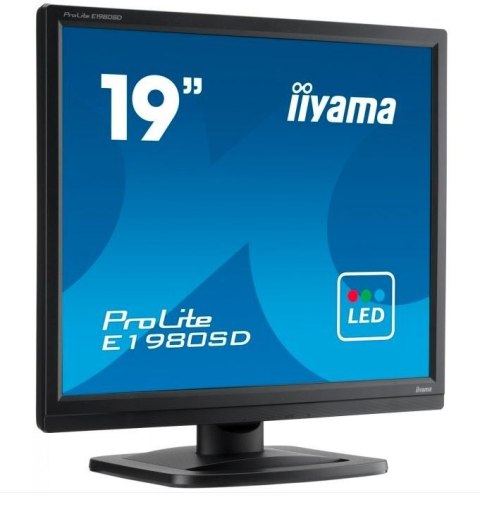 Monitor 19 cali ProLite E1980D-B1 VGA,DVI,5:4,TN,5ms,250cd Monitor 19 cali ProLite E1980D-B1 VGA,DVI,5:4,TN,5ms,250cd