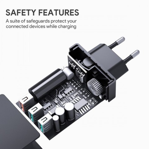 PA-T14 ładowarka sieciowa 3xUSB Quick Charge 3.0 7.8A 42W PA-T14 ładowarka sieciowa 3xUSB Quick Charge 3.0 7.8A 42W