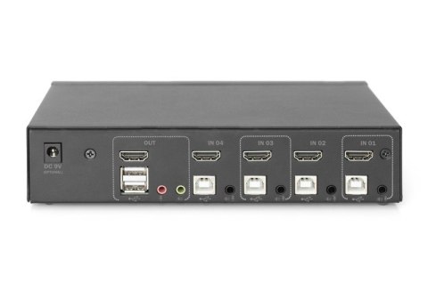 Przełącznik KVM 4 portowy HDMI, 4K 30Hz Przełącznik KVM 4 portowy HDMI, 4K 30Hz