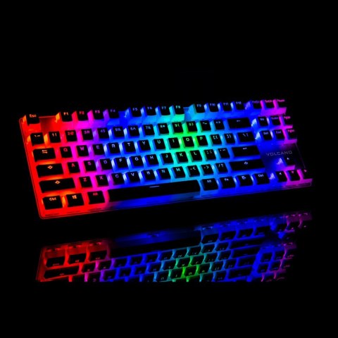 Przewodowa klawiatura mechaniczna RGB PUDDING EDITION biała Przewodowa klawiatura mechaniczna RGB PUDDING EDITION biała