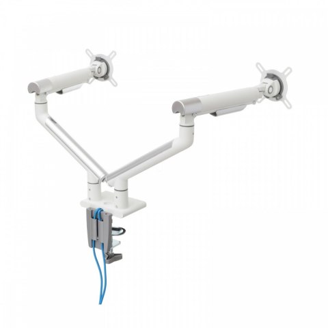 Uchwyt biurkowy gazwoy do 2 monitorów LED/LCD 17-32" L-20GD 2-9kg 2xUSB 3.0 Premium Aluminiowy Uchwyt biurkowy gazwoy do 2 monitorów LED/LCD 17-32" L-20GD 2-9kg 2xUSB 3.0 Premium Aluminiowy