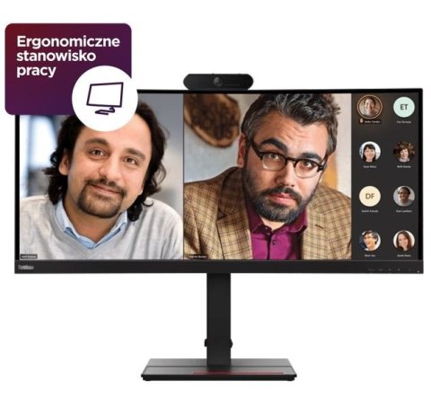 Monitor 34.14 cala ThinkVision P34w-20 WLED LCD 62DCRAT3EU Monitor 34.14 cala ThinkVision P34w-20 WLED LCD 62DCRAT3EU