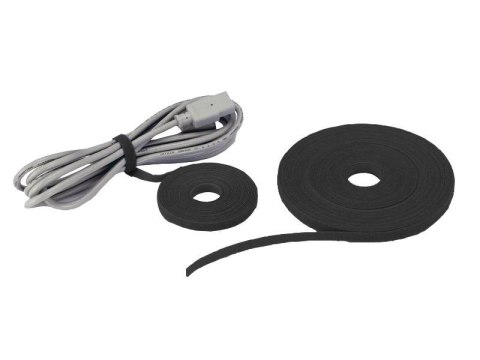 Opaska rzepowa szer. 9mm dł. 5m Czarna Opaska rzepowa szer. 9mm dł. 5m Czarna
