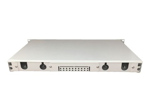 Przełącznica światłowodowa 12xSC simplex / 12xLC duplex 19\" 1U z płytą czołową oraz akces. montaż Przełącznica światłowodowa 12xSC simplex / 12xLC duplex 19\" 1U z płytą czołową oraz akces. montaż