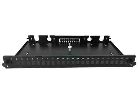 Przełącznica światłowodowa 24xSC simplex 19" 1U z płytą czołową oraz akcesoriami montażowymi Przełącznica światłowodowa 24xSC simplex 19" 1U z płytą czołową oraz akcesoriami montażowymi