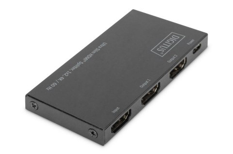 Rozdzielacz (Splitter) Ultra Slim HDMI 1x2 4K 60Hz 3D HDR HDCP 2.2 18 Gbps Micro USB Rozdzielacz (Splitter) Ultra Slim HDMI 1x2 4K 60Hz 3D HDR HDCP 2.2 18 Gbps Micro USB
