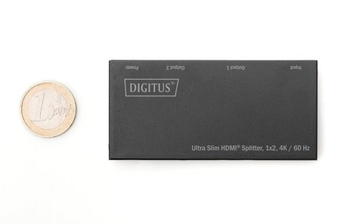 Rozdzielacz (Splitter) Ultra Slim HDMI 1x2 4K 60Hz 3D HDR HDCP 2.2 18 Gbps Micro USB Rozdzielacz (Splitter) Ultra Slim HDMI 1x2 4K 60Hz 3D HDR HDCP 2.2 18 Gbps Micro USB