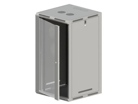 Szafa rackowa 19" 24U 600x600, drzwi szklane FLAT PACK Szafa rackowa 19" 24U 600x600, drzwi szklane FLAT PACK