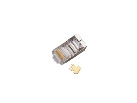 Wtyk przelotowy RJ45 STP kat.6 (op. 100 szt) Wtyk przelotowy RJ45 STP kat.6 (op. 100 szt)