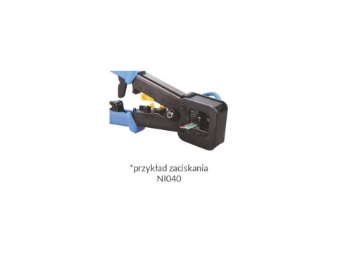 Wtyk przelotowy RJ45 STP kat.6 (op. 100 szt) Wtyk przelotowy RJ45 STP kat.6 (op. 100 szt)