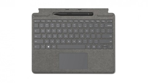 Klawiatura Surface Signature Keyboard z piórem Surface Slim Pen 2 Commercial Platinium 8X8-00067 do Pro 8 / Pro X Klawiatura Surface Signature Keyboard z piórem Surface Slim Pen 2 Commercial Platinium 8X8-00067 do Pro 8 / Pro X