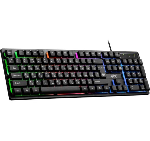 Klawiatura gamingowa ARX GK-196L przewodowa podświetlenie LED Klawiatura gamingowa ARX GK-196L przewodowa podświetlenie LED