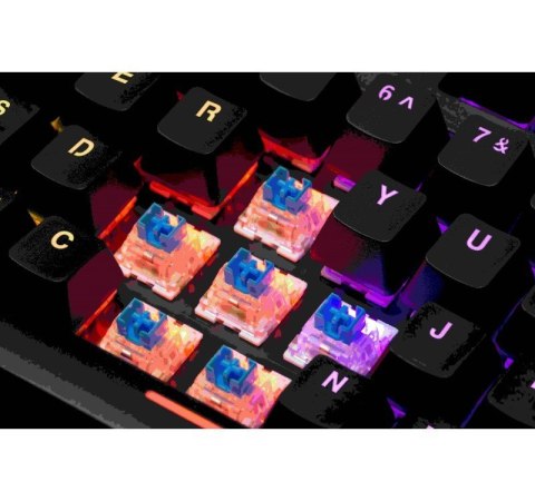 Klawiatura gamingowa BLITZ GK-240L mechaniczna podświetlenie RGB