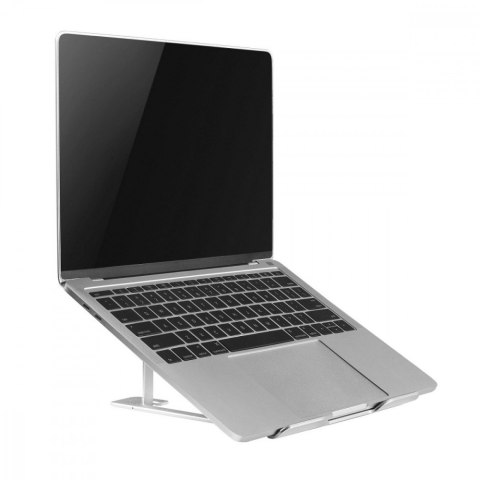 Podstawka pod laptop aluminiowa Ergo Office ER-416S Srebrna Podstawka pod laptop aluminiowa Ergo Office ER-416S Srebrna