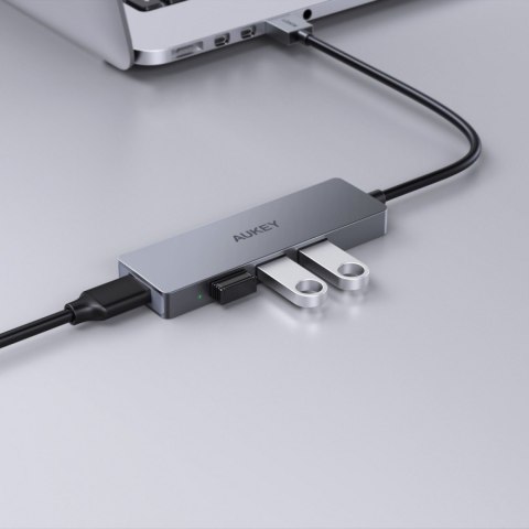 CB-H36 aluminiowy HUB USB-A | Ultra Slim | 4w1 | 4xUSB 3.0 | 5Gbps CB-H36 aluminiowy HUB USB-A | Ultra Slim | 4w1 | 4xUSB 3.0 | 5Gbps