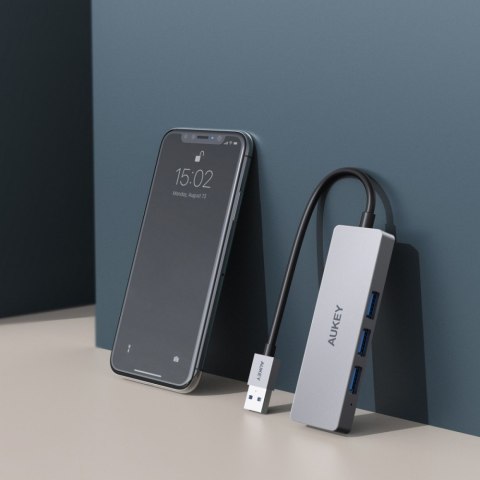CB-H36 aluminiowy HUB USB-A | Ultra Slim | 4w1 | 4xUSB 3.0 | 5Gbps CB-H36 aluminiowy HUB USB-A | Ultra Slim | 4w1 | 4xUSB 3.0 | 5Gbps