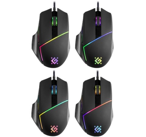 Mysz gamingowa Warfame GM-880L optyczna 12800dpi 8P RGB