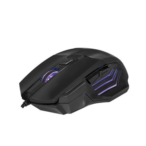 Optyczna mysz gamingowa 2400 dpi, Czarna Optyczna mysz gamingowa 2400 dpi, Czarna