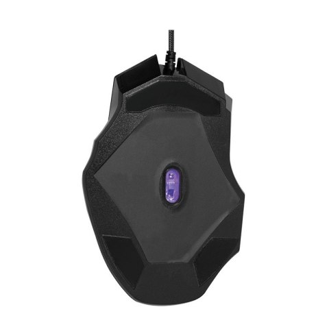 Optyczna mysz gamingowa 2400 dpi, Czarna Optyczna mysz gamingowa 2400 dpi, Czarna